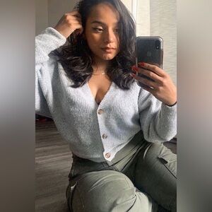 Garage Devon Cropped Knit Cardi